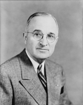 Presidente Harry S. Truman. Foto: LoC.