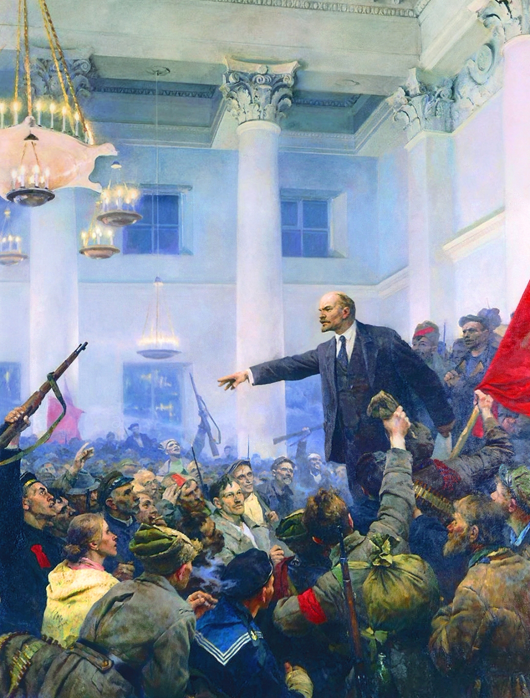 Октябрьской революции серов. Октябрьская революция 1917. Ленин 7 ноября 1917.